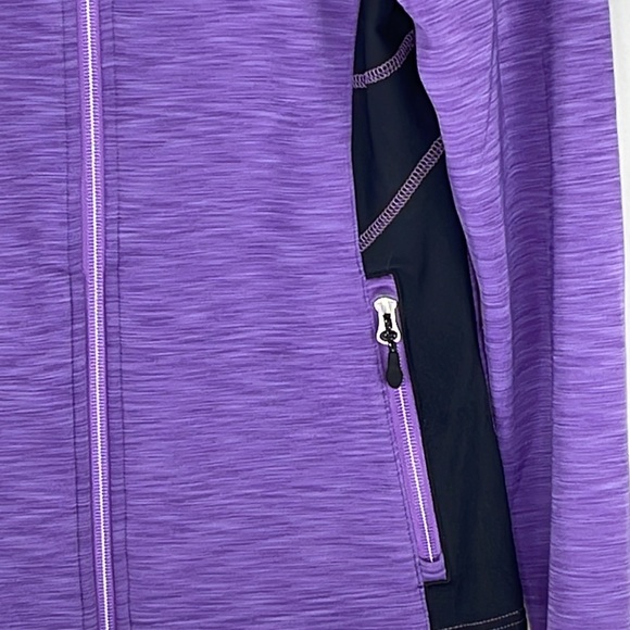 Sync Purple & Black Fleece Jacket - Picture 3 of 8